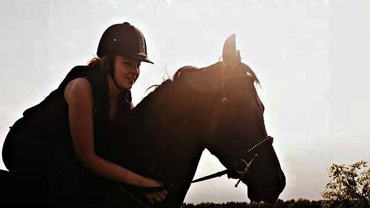 Happy horse and rider partnership