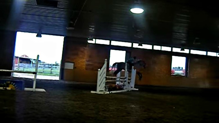 Rider fall aftermath
