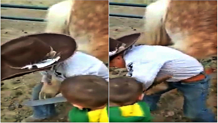 Young farrier dedication