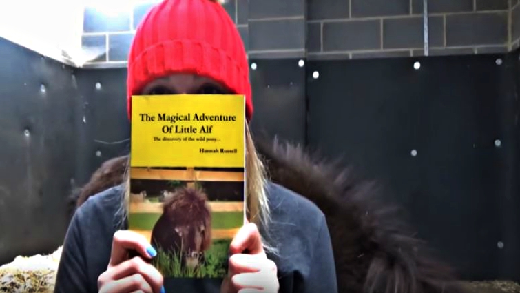 Hannah and Little Alf together