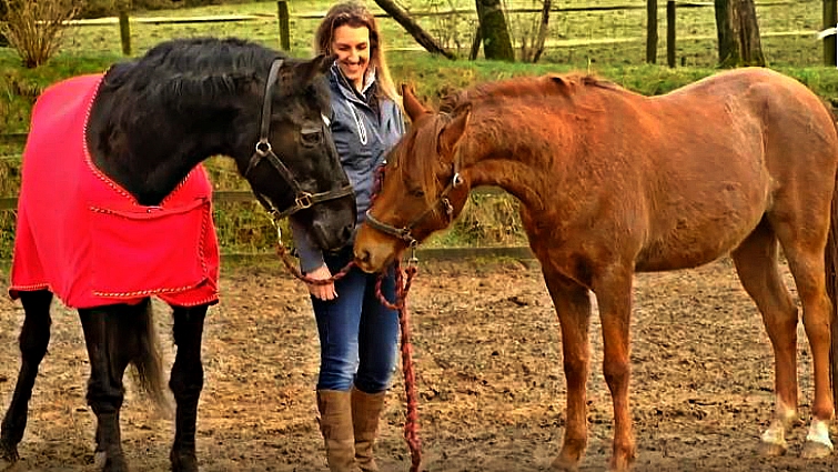 Billy Blindaj with owner Louise Maryon