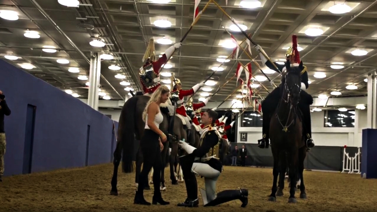 Olimpia Horse Show proposal moment