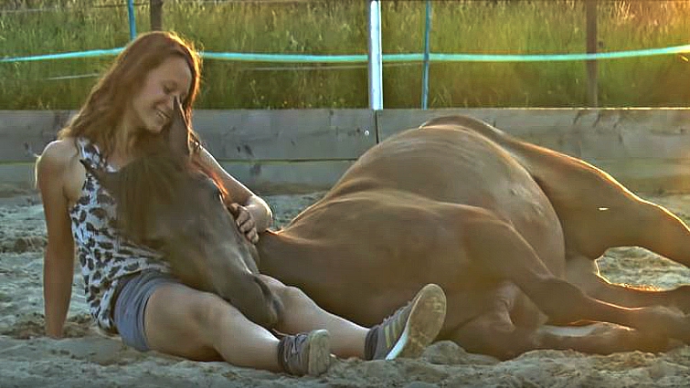 Mustang and rider bond