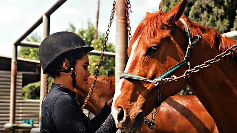 Compton Cowboys riders bonding with horses