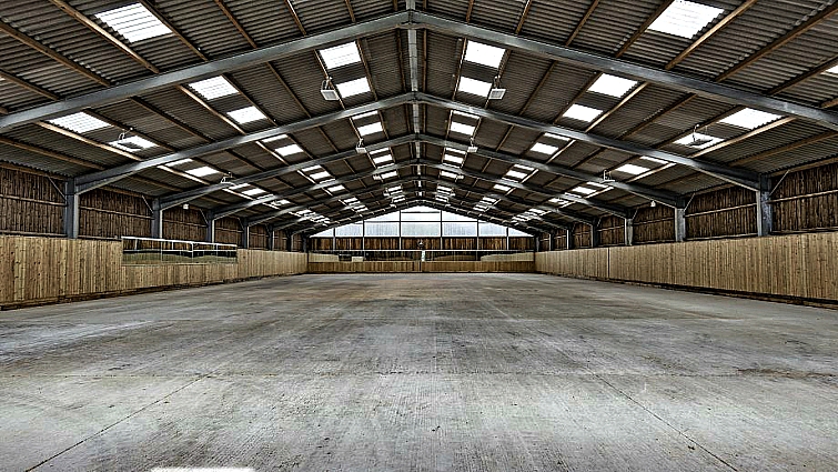 Indoor Olympic-sized arena
